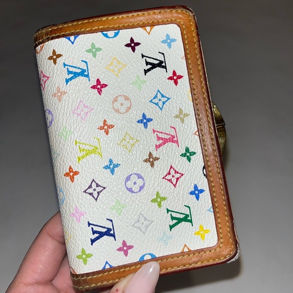 SOLD - Louis Vuitton Murakami Monogram Multicolor Porte-Monnair Viennois Wallet - Picture 2 of 13